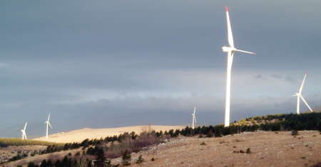 Velika Kapela kod Krivog Puta - vjetroelektrane